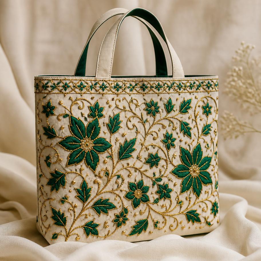 Hand Embroidery Tote Bag